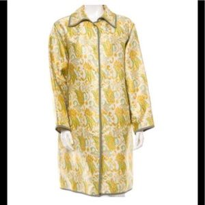 PRADA Metallic Gold Brocade Coat